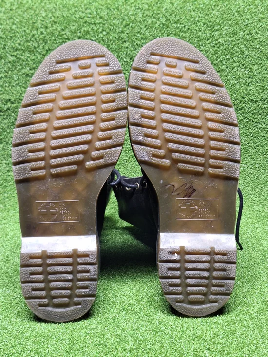 Dr. Martens Brown Leather 8-Eye Lace-Up Boots - Picture 13 of 16